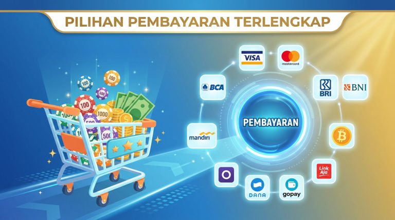 pembayaran kasino, e-wallet, transfer, kripto