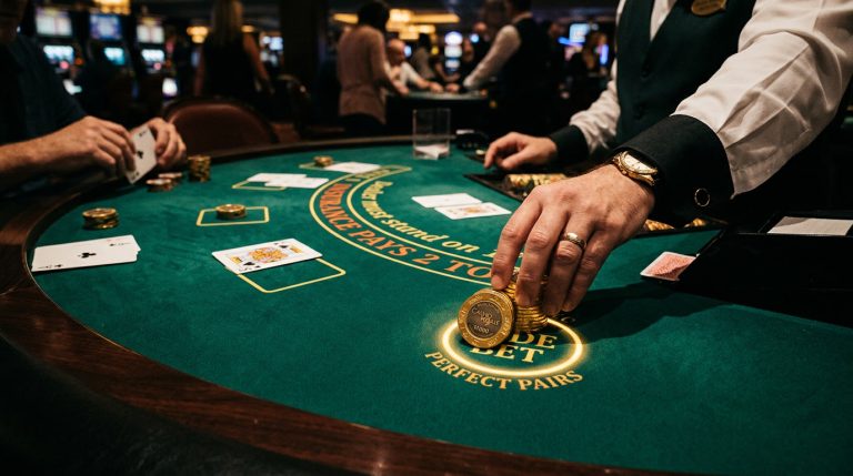 taruhan sisi blackjack, side bets blackjack, perfect pairs blackjack, 213 blackjack, judi kartu
